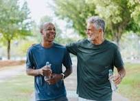 two guys walking